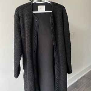 Aritzia Sherpa Long Liner Jacket